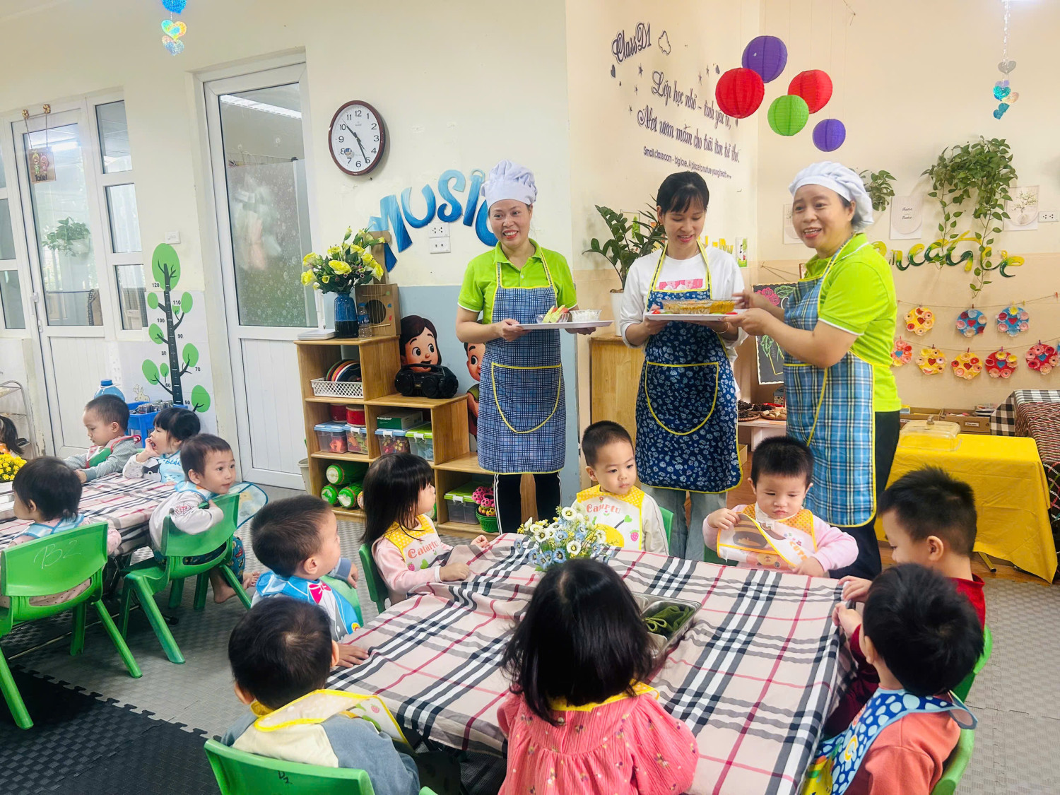 THÔNG BÁO CỦA TRƯỜNG MẦM NON NGÔ THÌ NHẬM VỀ VIỆC ÁP DỤNG THỰC ĐƠN MỚI